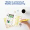 Avery Marks A Lot Permanent Markers, Chisel Tip, Large Desk-Style Size, 12 per Pack, 2 Packs, 24 Yellow Markers Total (50215)